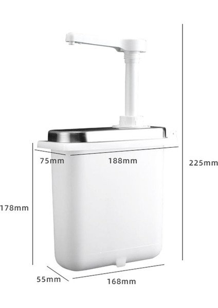 1l Sos Dispenser Pompa Paslanmaz Çelik Çeşni Pompa Istasyonu Çeşni Pompası Dağıtıcı El Basınç Reçel Pompası (Yurt Dışından) modelleri