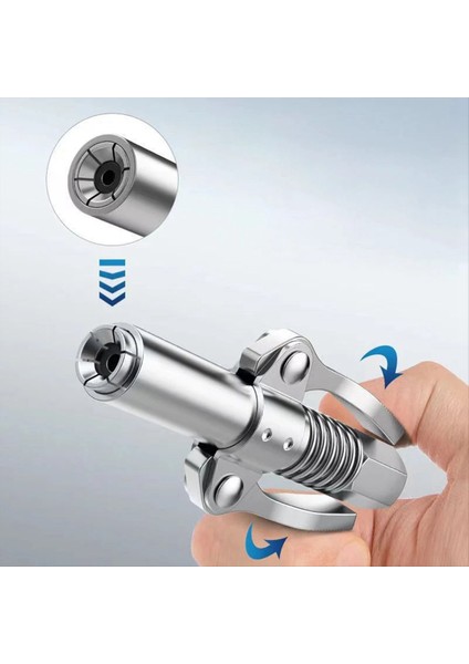 5pcs Gres Kuplörü 10000PSI Ağır Hizmet Hızlı Serbest Bırakma Yağ Gres Kuplör Yağ Pompası Iki Pres Kolay Itme Gres (Yurt Dışından) modelleri