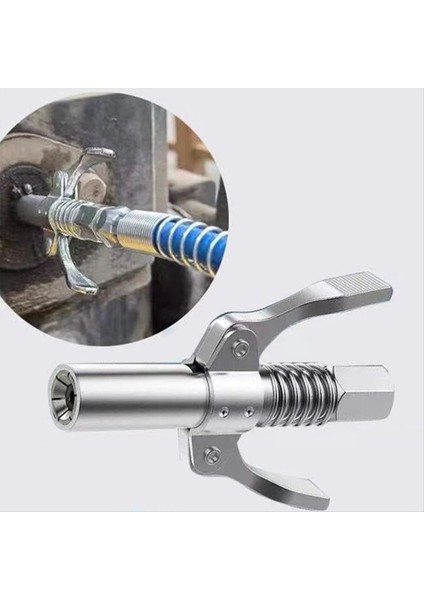 5pcs Gres Kuplörü 10000PSI Ağır Hizmet Hızlı Serbest Bırakma Yağ Gres Kuplör Yağ Pompası Iki Pres Kolay Itme Gres (Yurt Dışından) indirimleri