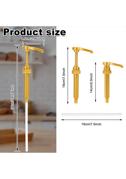 Kahve Şurubu Pompaları Kahve Şurubu Şişesi Için 20 Paket Pompa 750 ml Kahve Şurubu Pompası Dispenser Ev Gümüş Için Harika (Yurt Dışından) modelleri