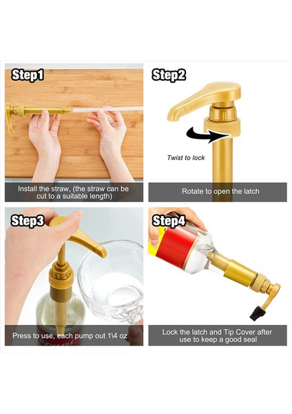 Kahve Şurubu Pompaları Kahve Şurubu Şişesi Için 20 Paket Pompa 750 ml Kahve Şurubu Pompası Dispenser Ev Gümüş Için Harika (Yurt Dışından) fırsatları