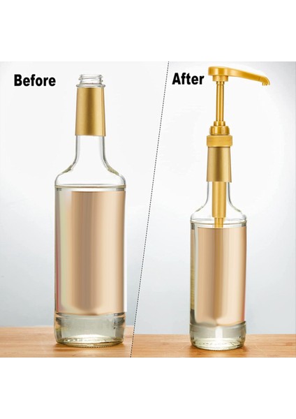 Kahve Şurubu Pompaları Kahve Şurubu Şişesi Için 20 Paket Pompa 750 ml Kahve Şurubu Pompası Dispenser Ev Gümüş Için Harika (Yurt Dışından) indirimleri