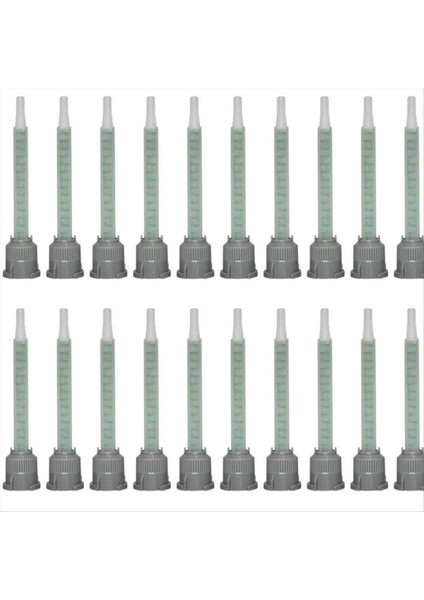 20 Adet Nozulları Karıştıran 50ML Reçine Mikser Yapıştırıcı Uygulama 16 Element 1 1 Oran (Yurt Dışından)