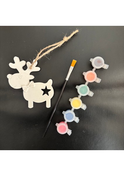 Boyanabilir Yılbaşı Ağacı Süsü Set