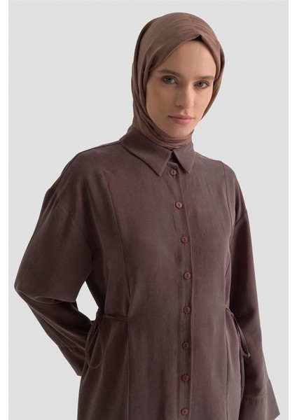 Beli Bağcıklı Modal Takım 25KD1127 Kahverengi modelleri