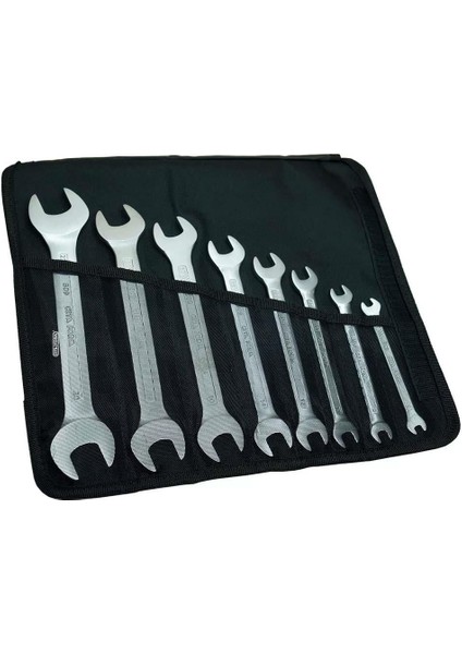 Çatal İki Ağız Anahtar Takımı Bez Çantalı 8 Parça fiyatları