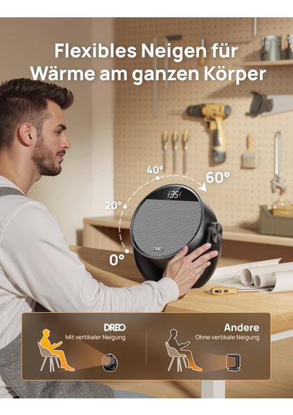 1500W Ptc Seramik Isıtıcı – Sessiz, Enerji Tasarruflu, Uzaktan Kumandalı, 60° Eğilebilir fırsatları