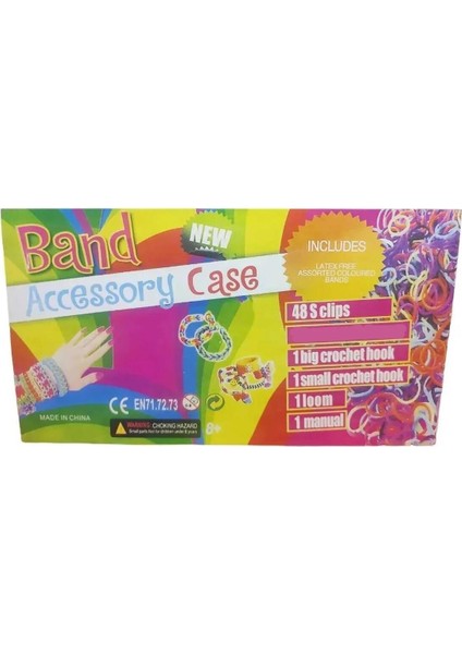 Lastik Örgü Bileklik ve Kolye Yapma Seti Oyuncak Bileklik Örme Yapım Seti 1500 Adet Lastik fiyatları