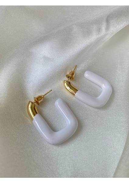 Tasarım Kare Pirinç Küpe modelleri