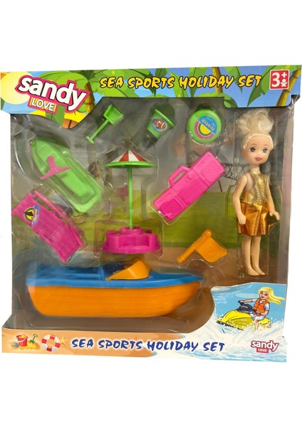 Sandy Kutulu Deniz Seti