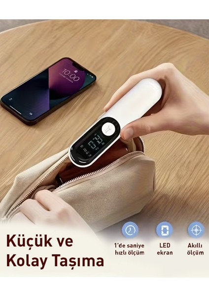 Şarjlı Bataryalı Temassız Kızılötesi Ateş Ölçer Nesne ve Vücut Ölçer fiyatları