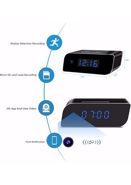 4K Wifi Gizli Bebek Bakıcı 1080P Masa Üstü Sesli Kayıt modelleri