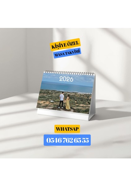 Kişiye Özel Masa Takvimi