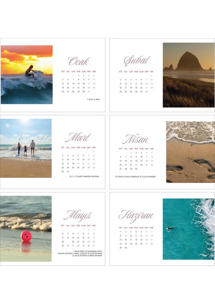 Kişiye Özel Masa Takvimi fiyatları