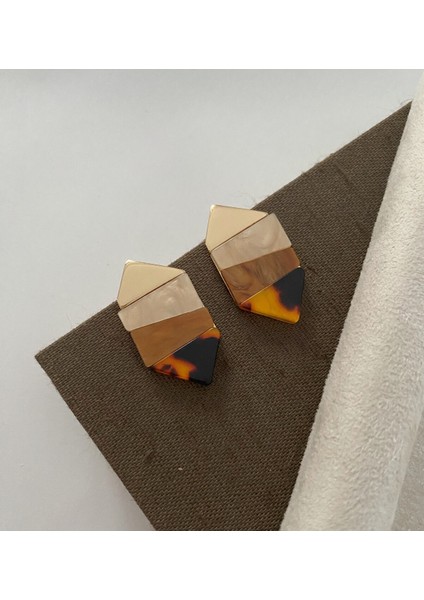 Vintange Çok Renkli Küpe