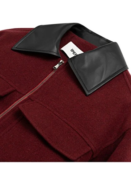 Kadın Ceket Kırmızı Renkli Şık Tasarım Hassas Kuru Temizleme IW6240005215035 fiyatları