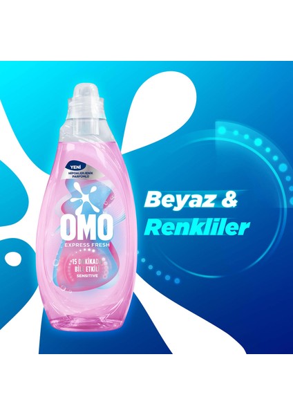 Express Fresh Sensitive Beyaz & Renkliler 37 Yıkama modelleri
