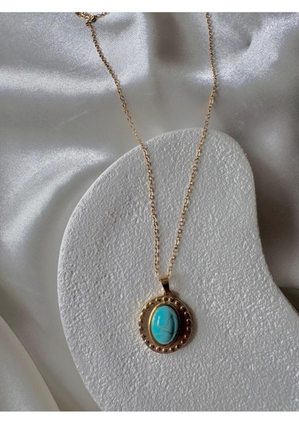 Mavi Taş Tasarım Kolye fiyatları