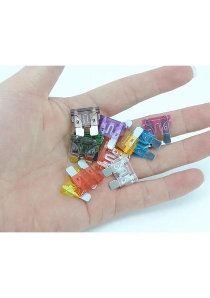 10 Adet 15 Amper Standart (Orta) Boy Bıçak Sigorta modelleri