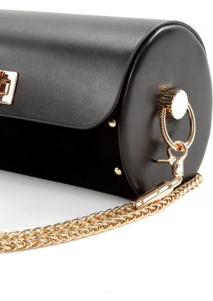 Julia Siyah Süet Çapraz Zincir Askılı Günlük Abiye Gerçek Deri Kadın El ve Omuz Çantası fırsatları