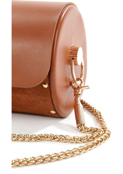 Julia Taba Süet Çapraz Zincir Askılı Günlük Abiye Gerçek Deri Kadın El ve Omuz Çantası indirimleri