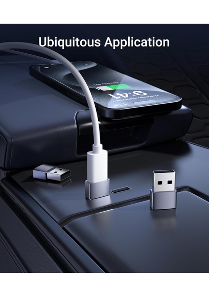 Usb-C Kadın – USB Erkek Adaptör (3’lü Paket) | Alüminyum Gövde, Yüksek Hızlı Dönüştürücü | Usb-C’den Usb’ye Çevirici | iPhone 15, Apple Watch, Airpods, Carplay Uyumlu fırsatları