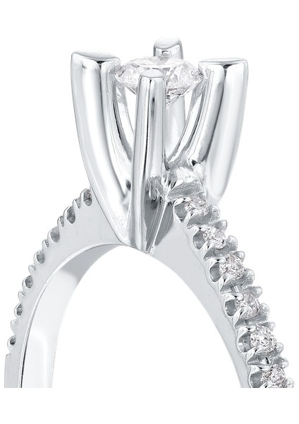 0.18 Karat Pırlanta Tektaş Yüzük fırsatları