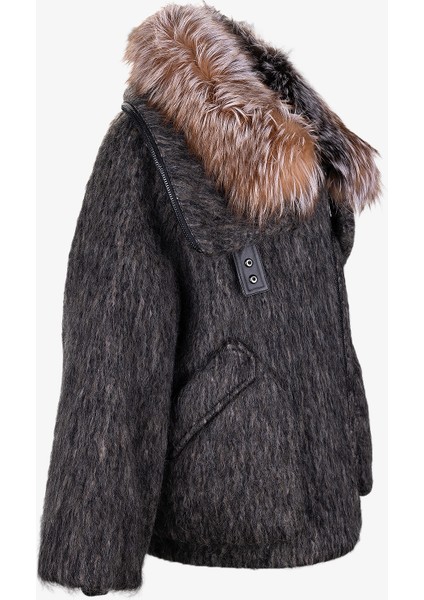 Kadın Tekstil Kahverengi Kaban Mont 616 85766 Bn Kaban SK25/26 Kahve modelleri