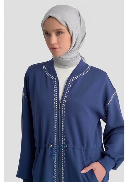 Trok Detaylı Kap 25KD4038 Lacivert