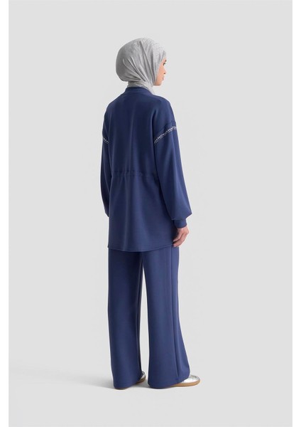 Trok Detaylı Kap 25KD4038 Lacivert indirimleri