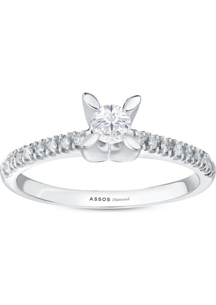 0.50 Karat Pırlanta Tektaş Yüzük modelleri