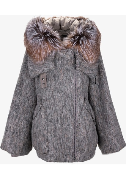 Kadın Tekstil Vizon Kaban Mont 616 8576 Bn Kaban SK25/26 Vızon