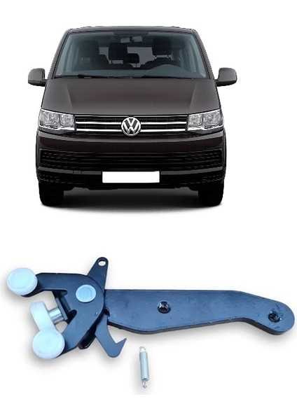 Volkswagen Transporter T6 2010-2019 Uyumlu Sağ Sürgülü Orta Kapı Alt Kolu Tekerlekleri 7H0843398AC