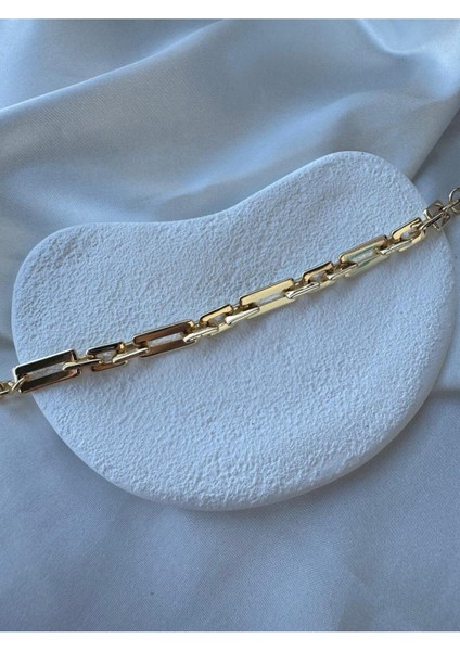 Özel Tasarım Ataç Zincir Gold Kaplama Bileklik fiyatları