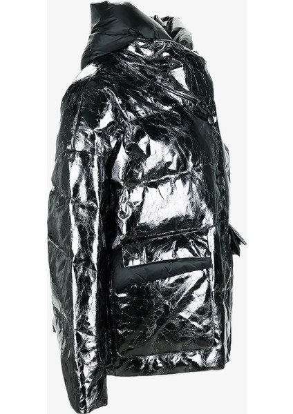 Kadın Tekstil Gri Kaban Mont 616 58002 Bn Kaban SK25/26 Gumus fırsatları