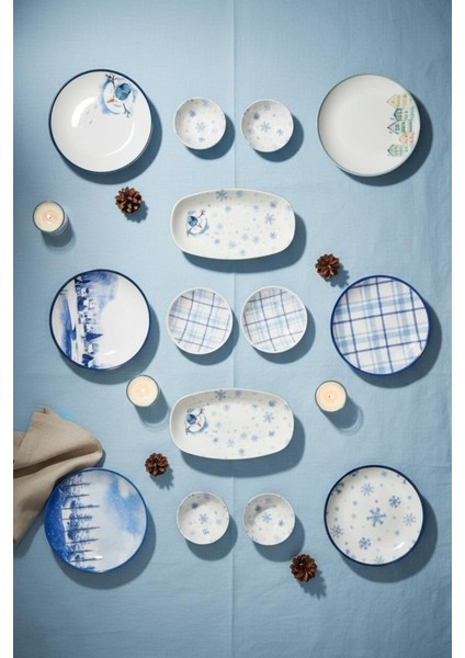 Moderna - 14 Parça Kahvaltı Takımı Winter Time