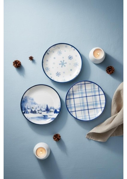 Moderna - 14 Parça Kahvaltı Takımı Winter Time fırsatları