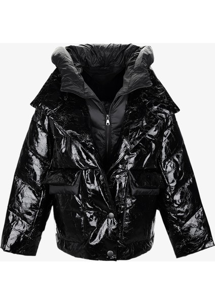 Kadın Tekstil Siyah Kaban Mont 616 58002 Bn Kaban SK25/26 Sıyah fiyatları