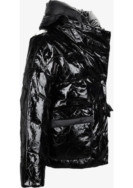 Kadın Tekstil Siyah Kaban Mont 616 58002 Bn Kaban SK25/26 Sıyah fırsatları