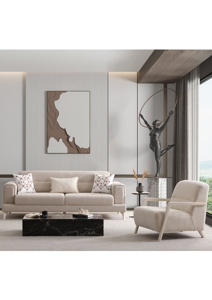 Tirilye Koltuk Takımı 3+1