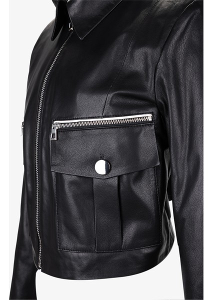 Kadın Deri Mont 616 Z-4110 Bn Derımont SK25/26 Sıyah Plonje modelleri