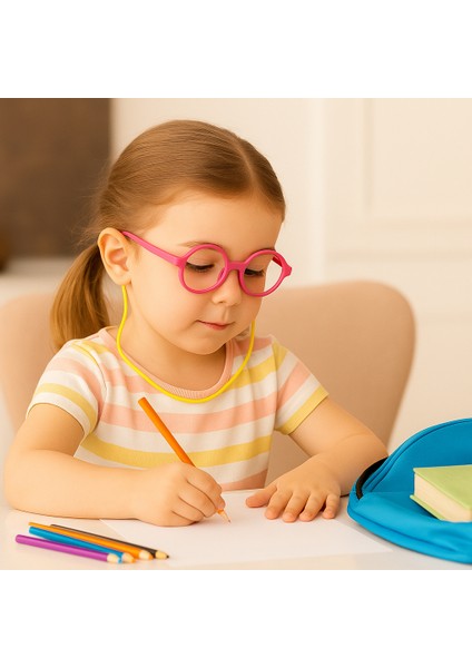 Çocuk Gözlük İpi Rengarenk Sapa Geçmeli Ultra INCE10 Adet Ip. Dayanıklı, Ayarlanabilir fiyatları