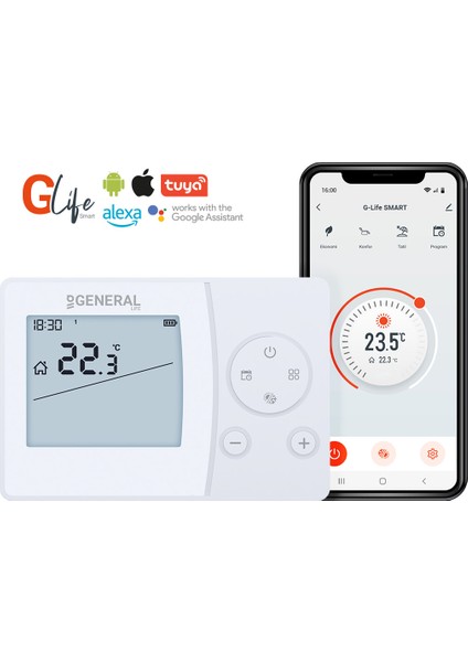 Senna HT301S Smart Kablosuz Akıllı Oda Termostatı