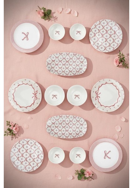 Moderna - 14 Parça Kahvaltı Takımı Ribbon modelleri