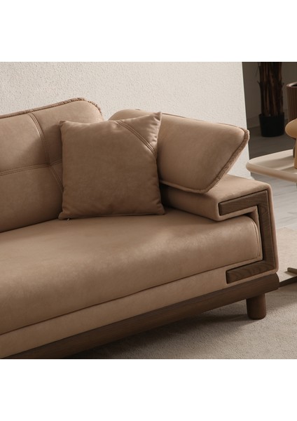 Valencia Üçlü Koltuk Kanepe Bej fiyatları