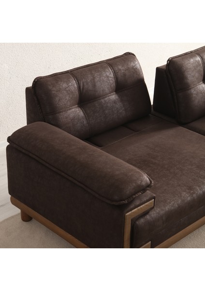 Valencia Üçlü Koltuk Kanepe Koyu Kahverengi modelleri