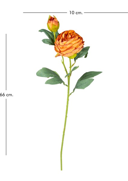 Yapay Şakayık, Turuncu - Tomurcuklu, 10X66 cm modelleri