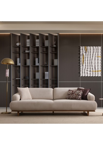 Siena Üçlü Koltuk Kanepe Krem fiyatları