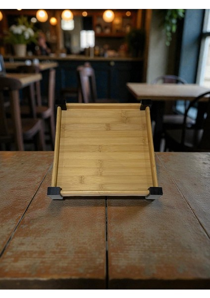 Bambu Kare Sunumluk Tepsi – Doğal Ahşap Bambu Servis Tepsisi, Kahvaltılık Sunum Tahtası, Dayanıklı Hafif Mutfak Servis Ürünü fırsatları