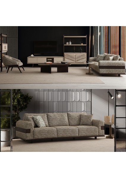 Barcelona Koltuk Takımı 3+3+1